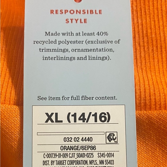 Kids Orange & Black Halloween Jackets by Cat & Jack from Target. - Picture 7 of 7